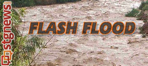 It may be caused by heavy rain associated with a severe thunderstorm , hurricane , tropical storm , or meltwater from ice or snow flowing over ice sheets or snowfields. Flash Flood Warnings, Advisories: Fort Pearce Wash, Zion, Hildale - St George News