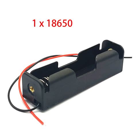 18650 Series Battery Case 118650 Battery Box 18650 Holder With Wire