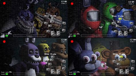 Fnaf 1 But Every Mod The Stage Is Changed Fnaf 1 Mods Youtube