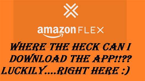 Current app for android or ios download. The Official Amazon Flex APP Download Link For Android ...