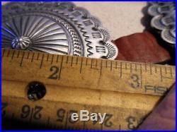 Rare Vintage Navajo Sterling Silver Herbert Begay Concho Belt 1 8 Oz Ea