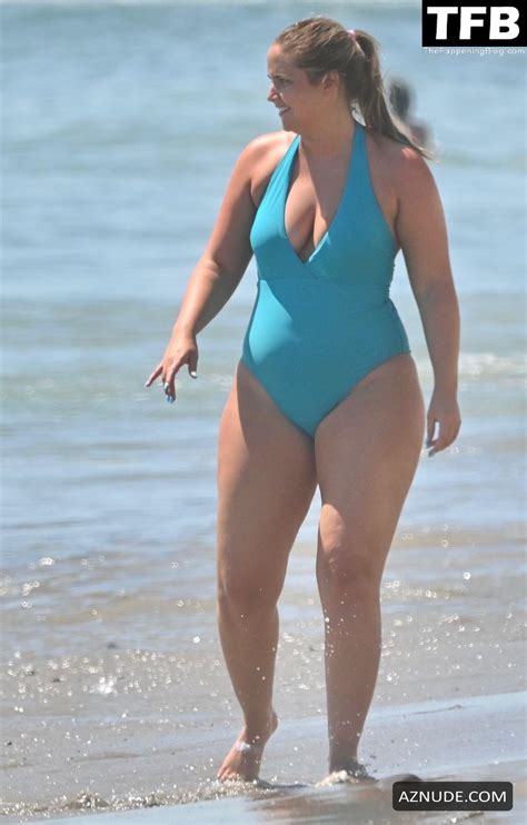 Jacqueline Jossa Sexy Seen Flaunting Her Bikini Body Wearing A One Piece Swimsuit In Marbella
