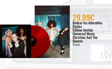 Promo Redcar Les Adorables Etoiles Edition Limitée Universal Music