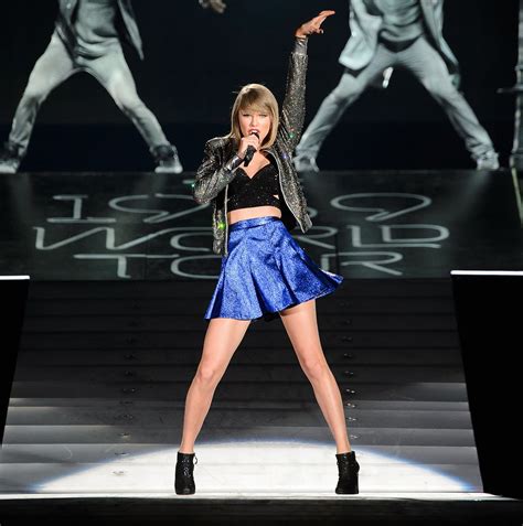 Taylor Swift Performs On Stage During The 1989 World Tour Live At Ford