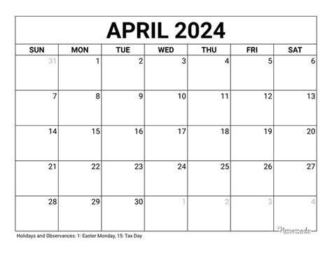 Free Blank 2024 Monthly Calendars 2024 Calendar 2024 Printable