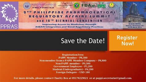 2nd Philippine Pharmaceutical Regulatory Affairs Summit And 16th