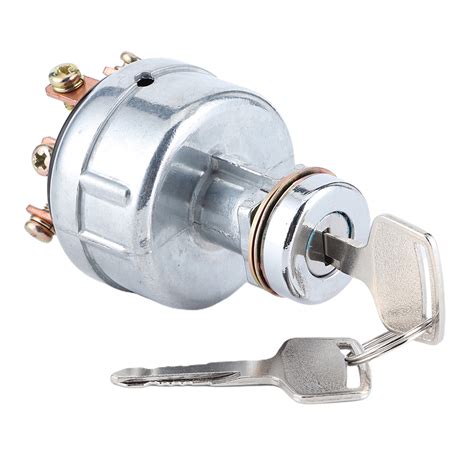 Terminal 2 represents the toggle switch which we can flip between terminals 1. OTVIAP Ignition Switch with 6 Terminal Wire Digger Tractor Mower 2 Keys Fit for Kobelco SK200‑3 ...
