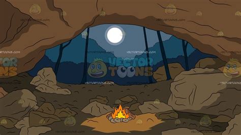 Inside A Cave Background Forest Cartoon Animation Background Cave