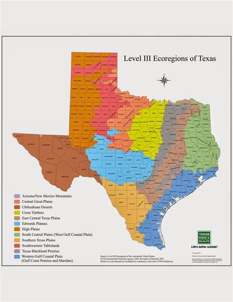 Texas Regions Map With Cities United States Map