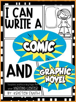 Graphic novels vs comic books: I Can Write A Graphic Novel and Comic- Templates and ...