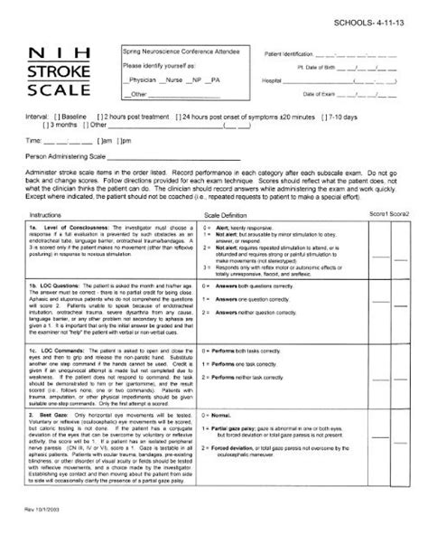 Elegant Nih Stroke Scale Certification Nih Stroke Scale Stroke Images