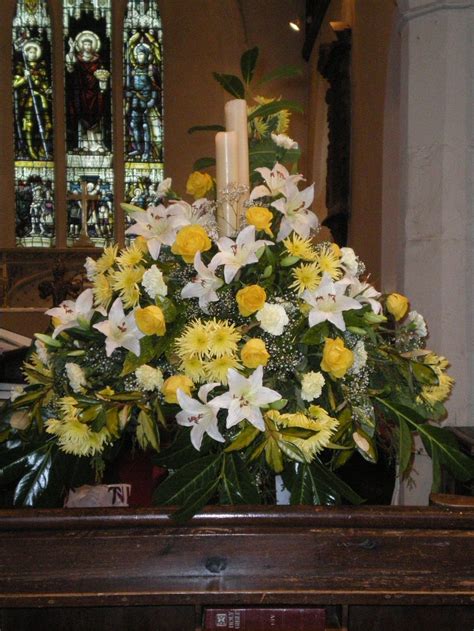 Church doors posies $25 x 2. Church Wedding Decorations - Altar Flowers Spray | Altar ...