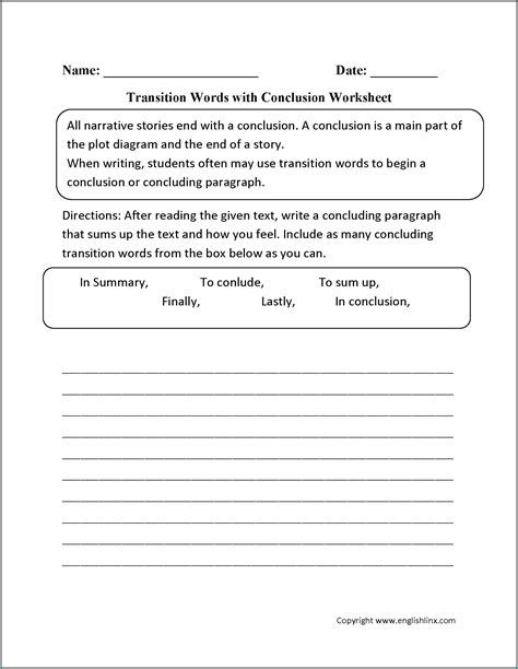 Writing Worksheet Grade 1