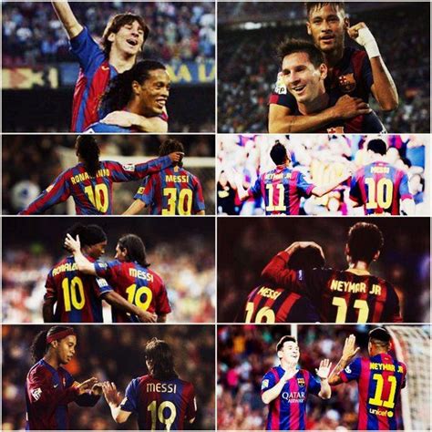 Messi And Ronaldo And Neymar And Ronaldinho