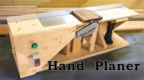 DIYmake A Hand Planer Benchtop Jointer YouTube