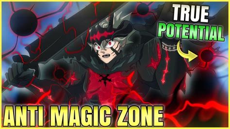 Black Clover Asta New Power Anti Magic Zone Youtube