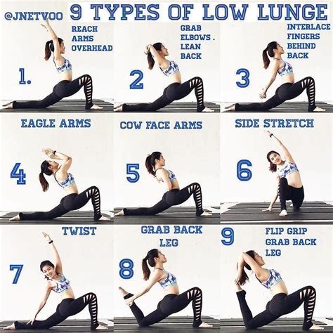 Beautiful Tutorial On Low Lunge Variations By The Lovely Jnetvoo