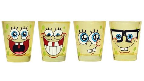 spongebob shot glasses shot glass set glass set shot glasses