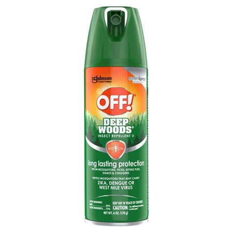 Off Deep Woods 6 Oz Insect Repellent Aerosol Spray Scj333242 The