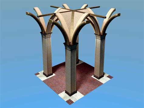 Early English Arch 3d Model Cgtrader