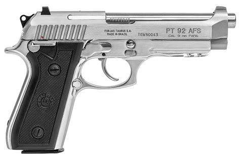 Taurus Pt92 9mm Stainless Pistol Sportsmans Outdoor Superstore