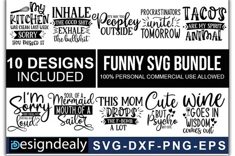 Download Funny Quotes Bundle 01 (Graphic) by Designdealy.com ...