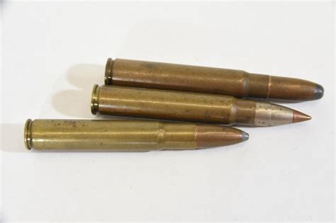 3 Rounds 93x62 Mauser Ammo