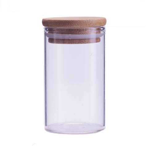 Supply 5oz Glass Packing Jar With Bamboo Lid