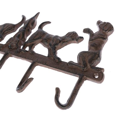 Discover coat hooks on amazon.com at a great price. Brown Cast Iron Wall Mounted Hooks with Decorative Dogs