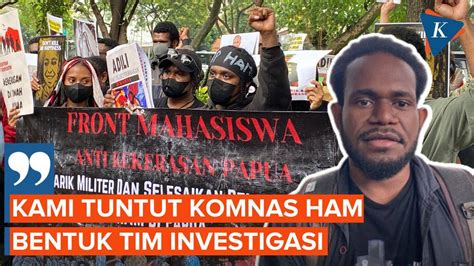 Mahasiswa Papua Gelar Unjuk Rasa Terkait Kasus Wamena Di Kantor Komnas