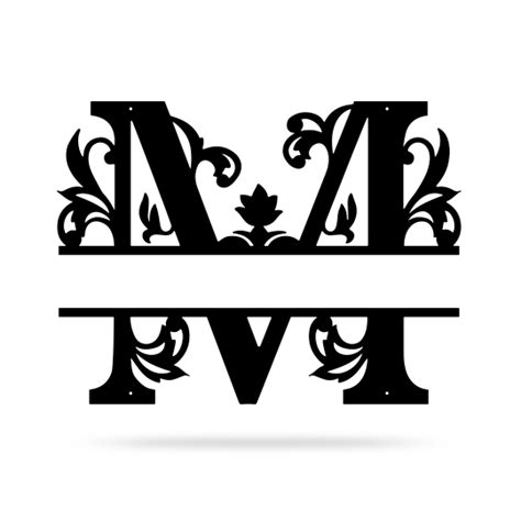 M Monogram Svg