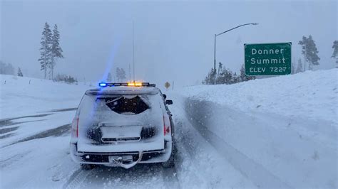 Thousands Without Power In Truckee Key Highways Closed Amid Snow In