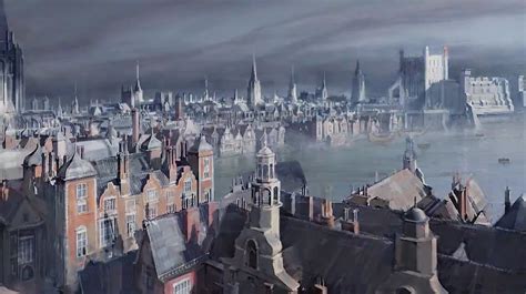 Dunwall Cityscape Characters And Art Dishonored Cityscape