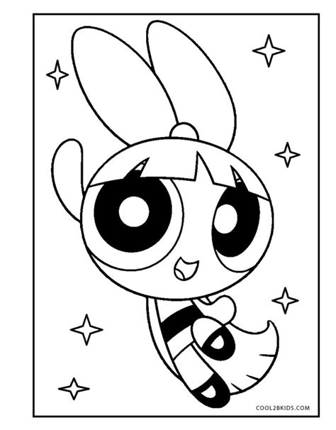 24 Powerpuff Girls Coloring Pages Blossom
