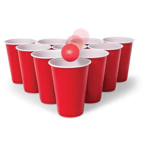 Ka Pong Red White And Blue Party Pong Ball Tossing Cup Game Includes