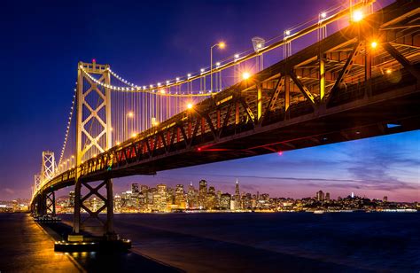 San Francisco Under The Bay Bridge Photograph By Alexis Birkill