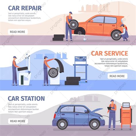Auto Repair Service Banner Template Download On Pngtree
