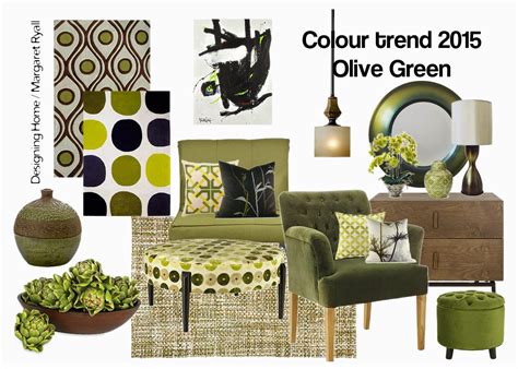 Let's try and branch out this top five home design trends for 2015 1. Designing Home: 10 reasons to love Olive Green for 2015