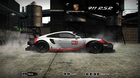 Need For Speed Most Wanted Porsche 911 Rsr991 2 2018 Nfscars