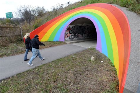 Don Valley Parkway Rainbow Gets A Makeover The Star