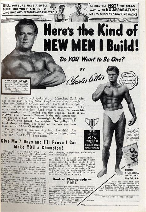 vintage bodybuilding ads of yesteryear ~ kuriositas