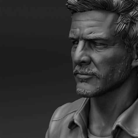 pedro pascal joel the last of us 3d model 3d printable cgtrader