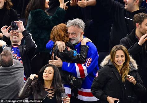 susan sarandon looks hip as she cheers on new york rangers daily mail online