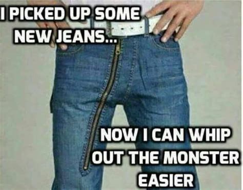 I Picked Up Some New Jeans Now I Can Whip Out The Monster Easier Met