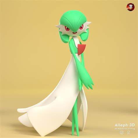 Stl File Pokemon Gardevoir・3d Printing Template To Download・cults