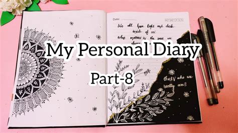 My Personal Diary 2022 Part 8 Bullet Journal Diary Decoration