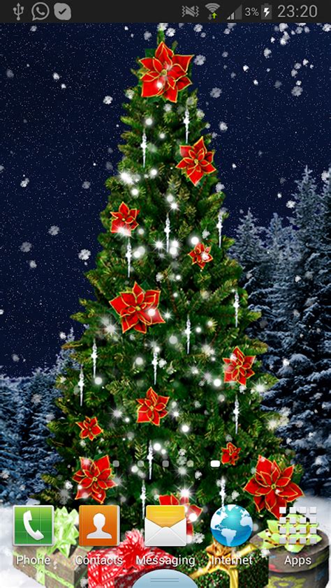 Tree Live Wallpaperchristmas Treechristmas Decorationchristmas