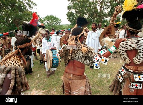 Gingindlovu Kwazulu Natal Sud Africa Shembe Celebrazione Festival Shembe Religione Cultura