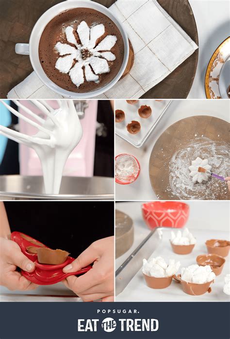 A Homemade Blooming Marshmallow Makes Basic Hot Chocolate Pretty Extra