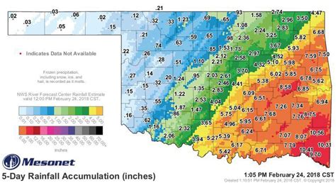 Rainfall This Week Se Oklahoma Receives More Than 10 Inches Southern